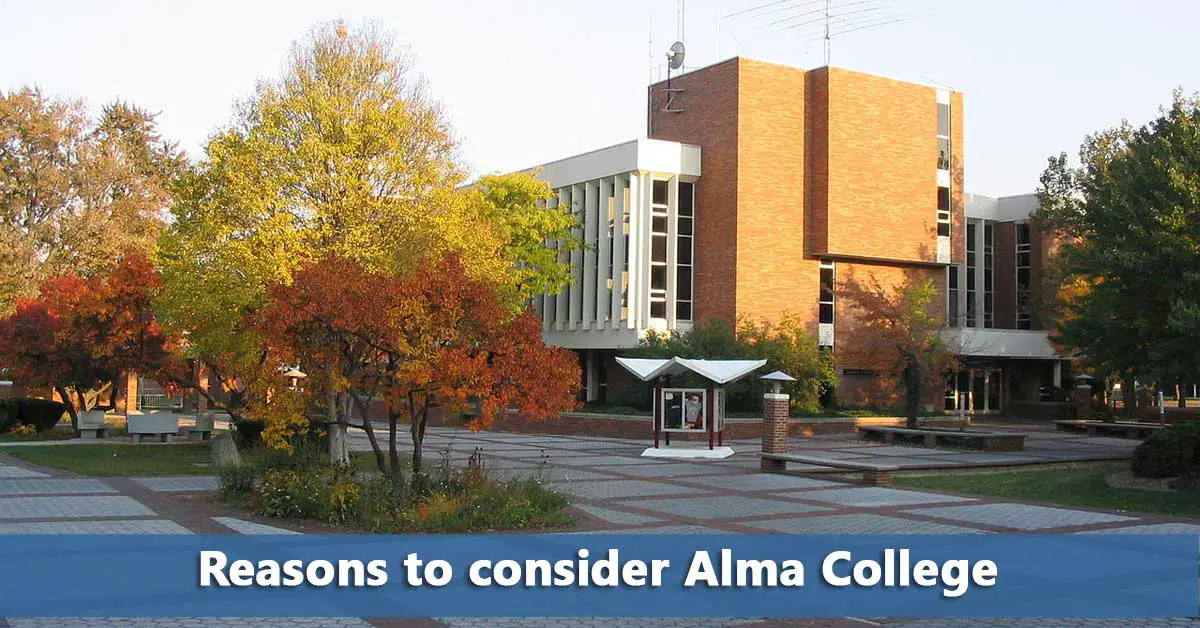 alma college tour