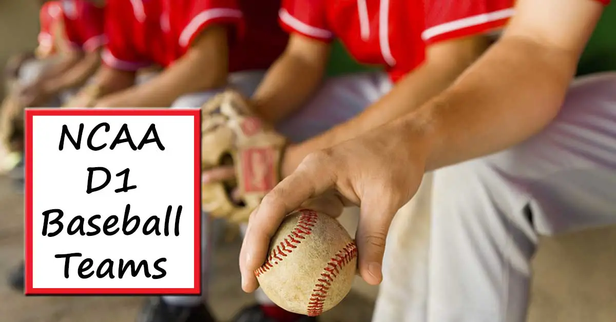 309 NCAA D1 Baseball Schools